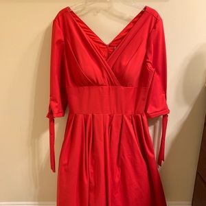 Unique Vintage Red Dress NWT